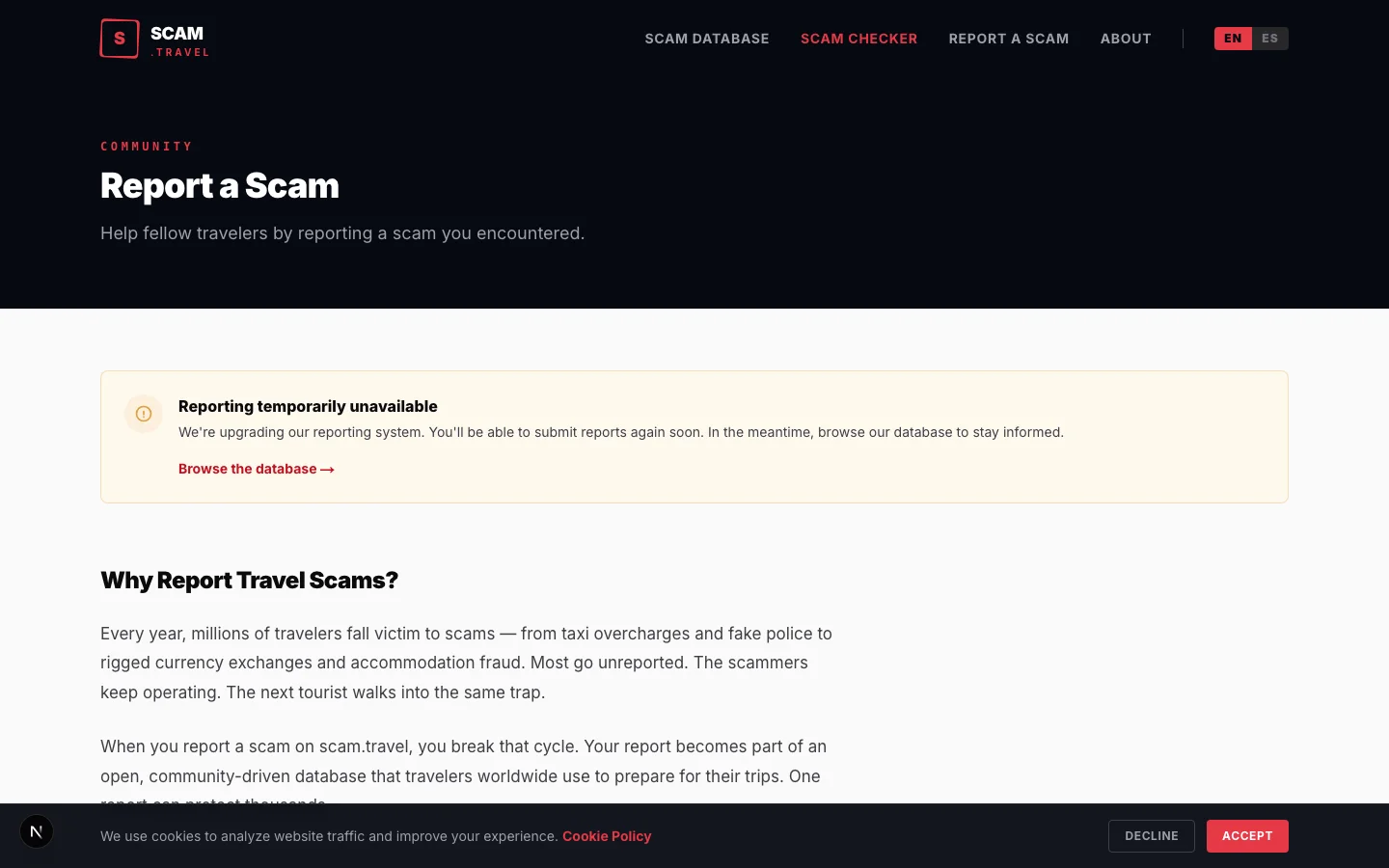 scam.travel screenshot 4